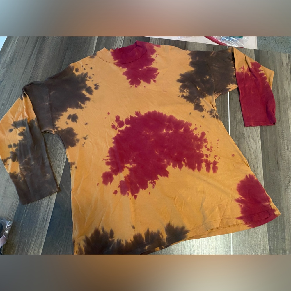 We The Free Long Sleeve Tie Dye Shirt